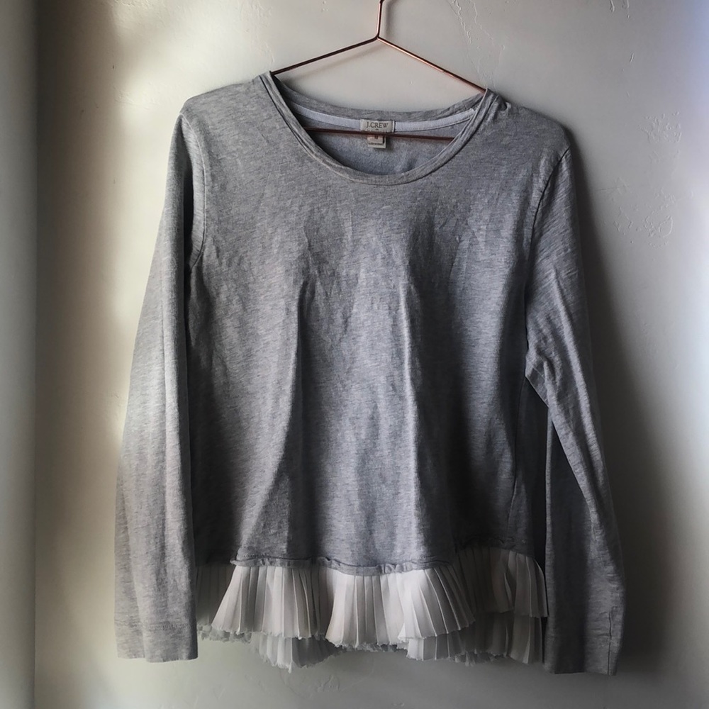 J. crew pleated top!